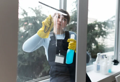 Nettoyage de vitres intérieures et extérieures à Dambelin